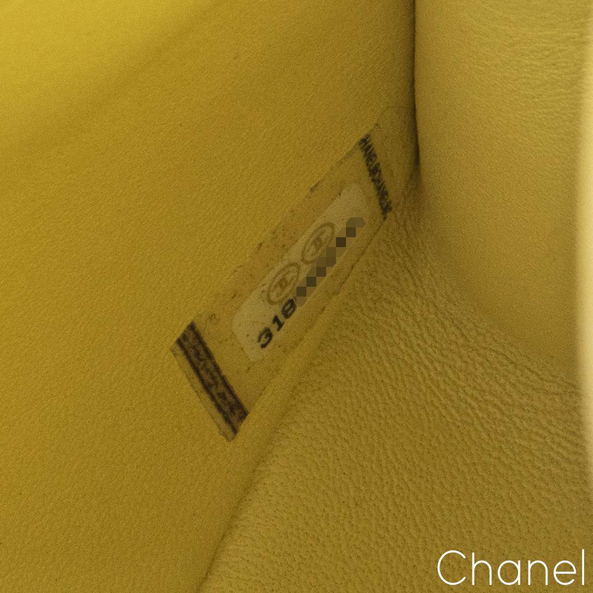 Chanel Yellow Caviar Medium Classic Double Flap Bag